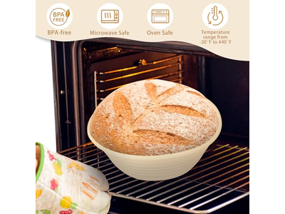 بانيتون للخبز الحرفي باستخدام غطاء 10 بوصات بيضاوي 8 قطع