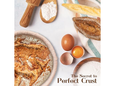 مجموعة أدوات بانيتون ميني بيضاوية 250غ و750غ بأفضل بطانة دائرية من الروطان