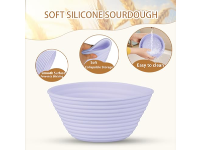 بانيتون مستطيل رخيص أدوات معجنات مجموعة تخمير للأطفال سلة قش