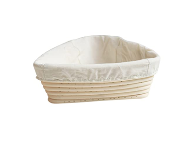 بينيتون دائرية وبيضاوية سلة تخمير فرشاة خبز مكشطة وعاء