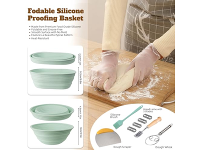 سلة تخمير الخبز المثلثة مع مدفأة مقاومة للحشرات