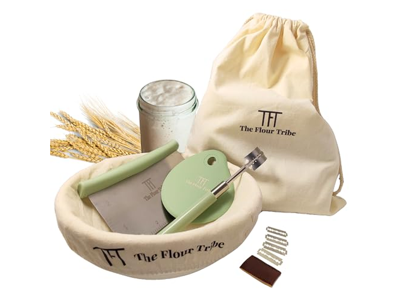 سلة باغيت العجين والخبز سلال بانيتون دائرية بلاستيكية