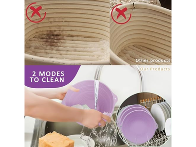 مكشطة العجين وبطانة ملعقة الخبز أدوات باغيت سلال الخبز