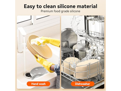 سلال بانيتون بيضاوية من لب الخشب مع بطانات 9 بوصات