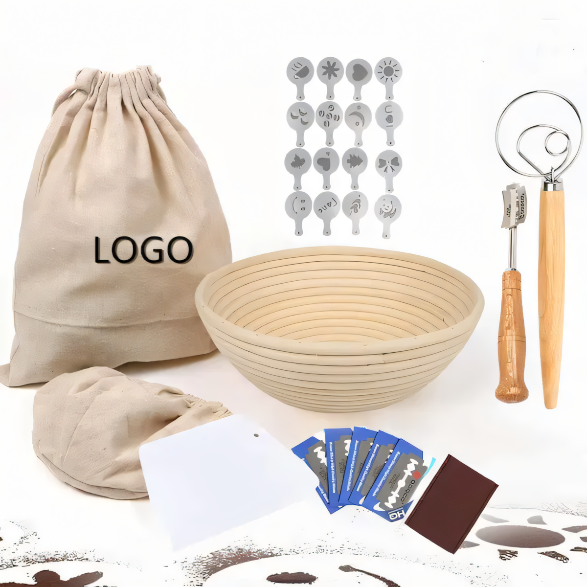 سلة تخمير مع حقيبة