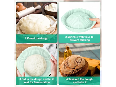 مجموعة خبز كوش لتخمير الخبز سلال بانيتون