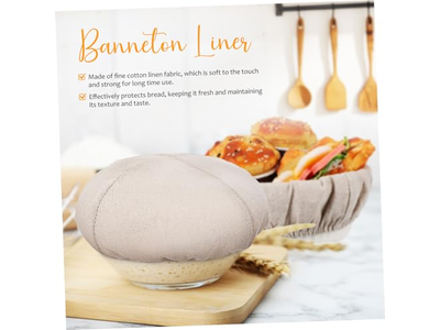 مستلزمات الخبز أدوات صنع الخبز سلة بغطاء مجموعة من 2