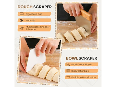 مجموعة سلال تخمير الخبز بانيتون مكونة من 2