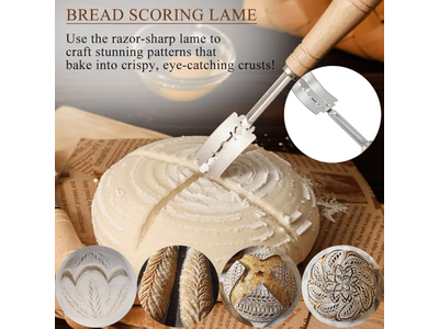 سلال تخمير بانيتون بلاستيكية طبيعية مجموعة خبز يدوية