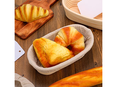 سلة تخمير بينيتون 23 سم بيضاوية دائرية عجين معجنات بطانة خبز