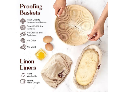 مجموعة أدوات خلط الخبز ومكشطة العجين للخبز مع قماش بلاستيكي للخباز