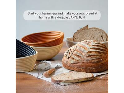 صندوق تخمير العجين سلة خبز مصغرة مجموعات بدء العجين المخمر